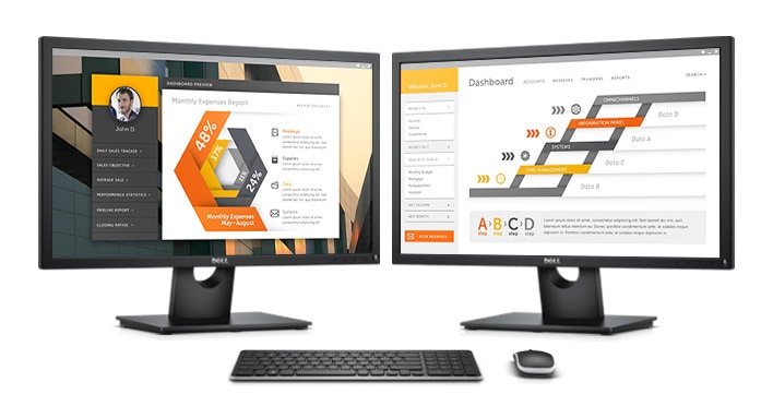 Dell E2418HN Monitör - Gündelik ofis temel gereksinimi Dell E2418HN Monitör - Gündelik ofis temel gereksinimi